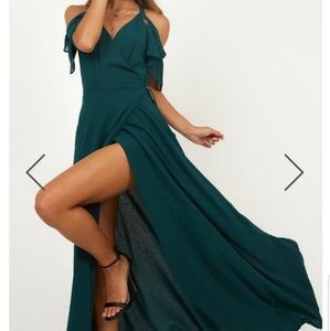 Long wrap dress